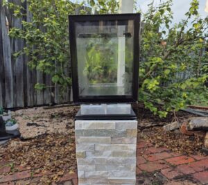 Modern solar light up letterboxes